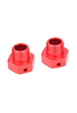 TEAM CORALLY COR00180-329 WHEEL HEX ADAPTER, WIDE RTR, ALUMINUM, 2 PCS FOR DEMENTOR, KRONOS, PYTHON, SHOGUN, KAGAMA