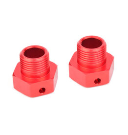 TEAM CORALLY COR00180-329 WHEEL HEX ADAPTER, WIDE RTR, ALUMINUM, 2 PCS FOR DEMENTOR, KRONOS, PYTHON, SHOGUN, KAGAMA