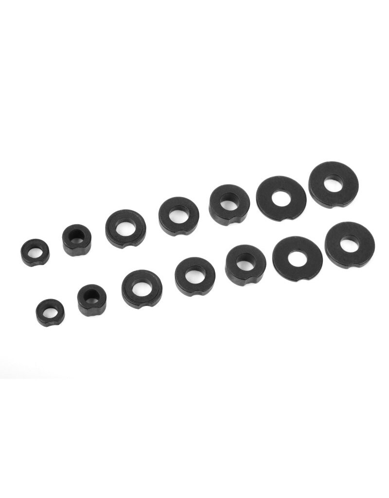 TEAM CORALLY COR00180-055 SUSPENSION ARM SHIM - COMPOSITE - 1 SET: DEMENTOR, KRONOS, PYTHON, SHOGUN, KAGAMA
