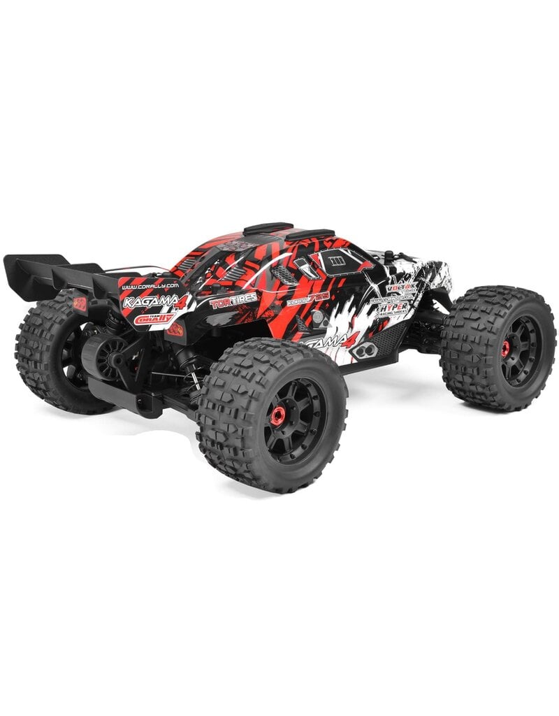TEAM CORALLY COR00293-R CORALLY KAGAMA 4 XL 4S MONSTER TRUCK, RTR VERSION, RED