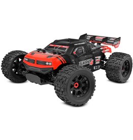 TEAM CORALLY COR00292-R CORALLY PUNISHER 4S MONSTER TRUCK RTR VERSION, RED