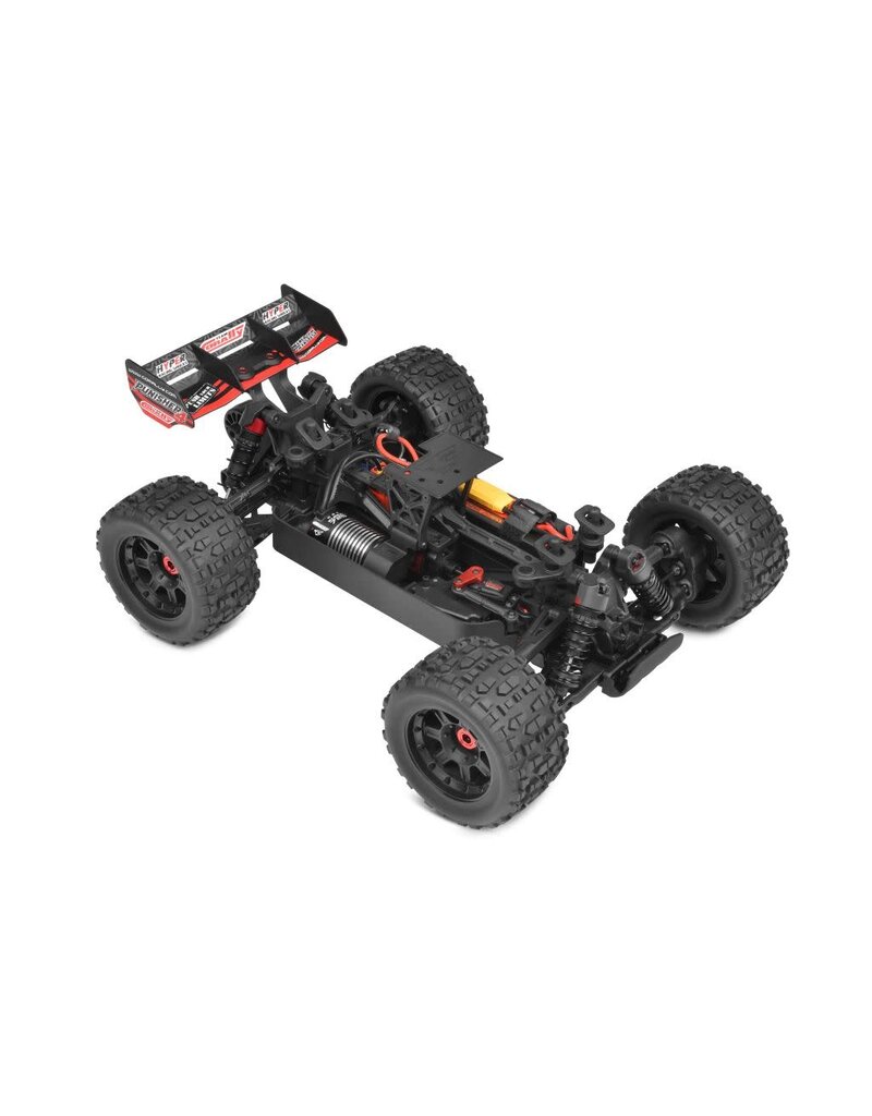 TEAM CORALLY COR00292-R CORALLY PUNISHER 4S MONSTER TRUCK RTR VERSION, RED