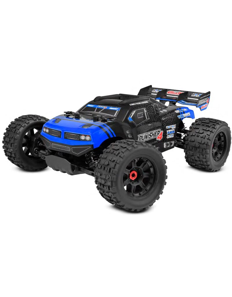 TEAM CORALLY COR00292-B CORALLY PUNISHER 4S MONSTER TRUCK RTR VERSION, BLUE