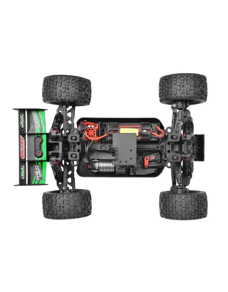 TEAM CORALLY COR00292-G CORALLY PUNISHER 4S MONSTER TRUCK RTR VERSION, GREEN