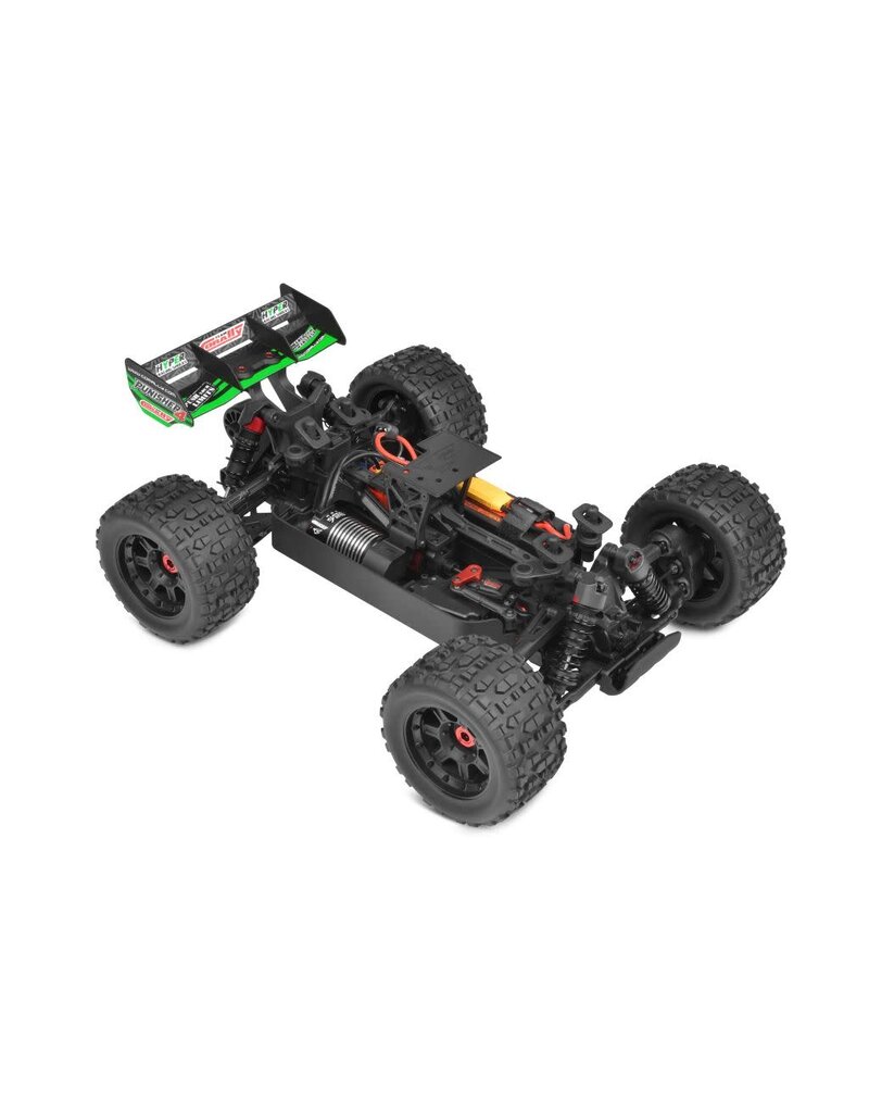 TEAM CORALLY COR00292-G CORALLY PUNISHER 4S MONSTER TRUCK RTR VERSION, GREEN