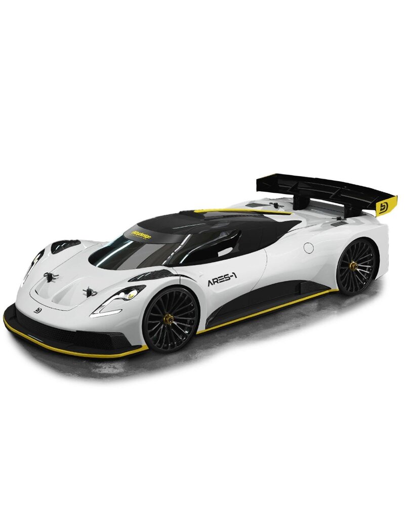BITTYDESIGN BDYGT-190AS1 ARES-1 1/10 GT ON-ROAD BODY (CLEAR) (190MM)