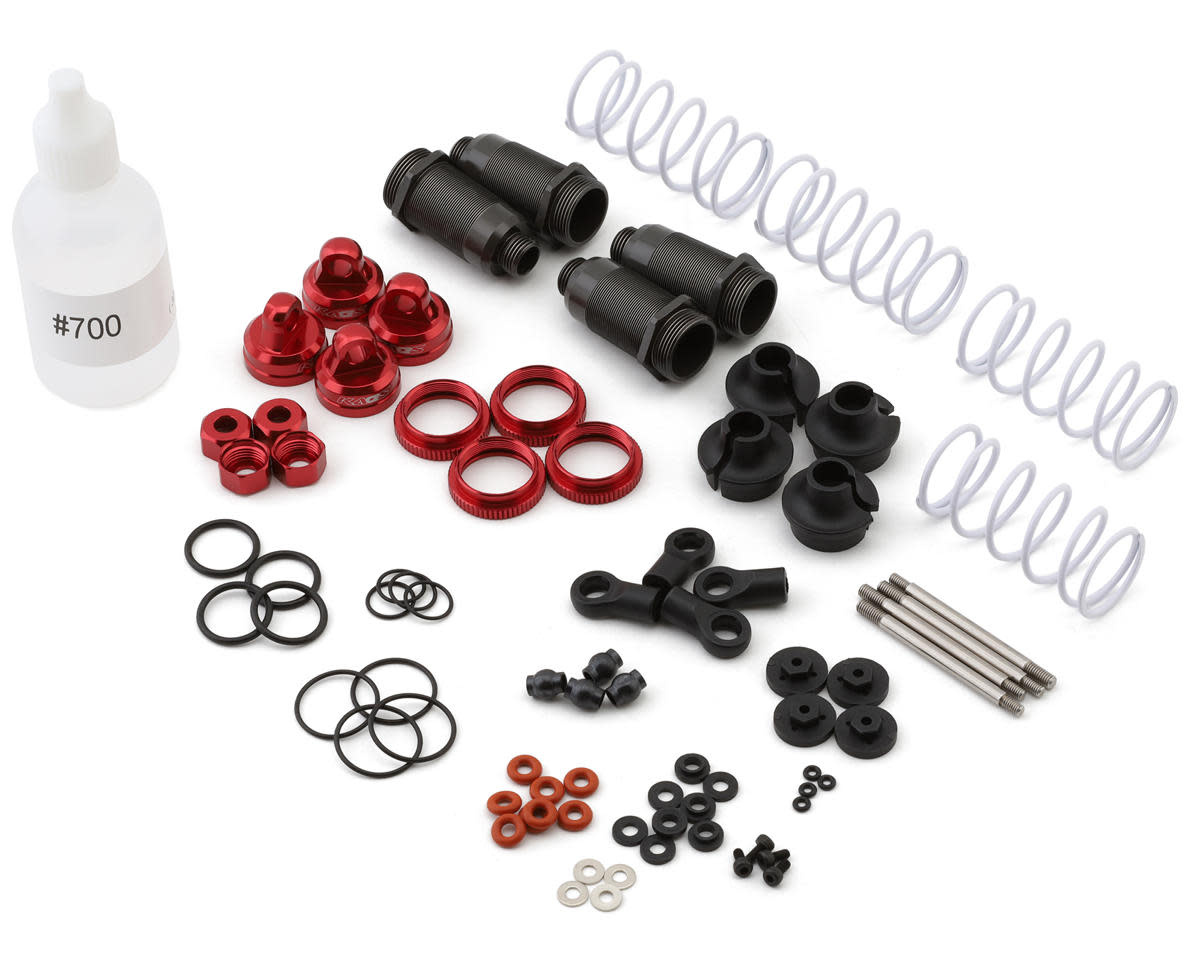 CEGCKM0101 M-SPORT PUMA RALLY 1 KAOS ALUMINIUM SHOCK SET (RED) (4)