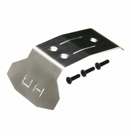 HOT RACING HRAMMX311CF STAINLESS STEEL FRONT SKID FOR TRAXXAS MINI MAXX