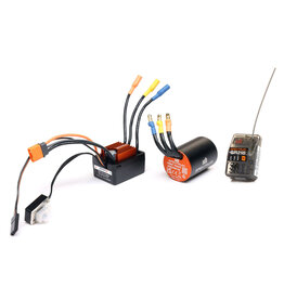 SPEKTRUM SPMXSEMC25 SMART BL ESC / MOTOR / RX COMBO: 1/12 LOSI NASCAR AWD RC RACECAR
