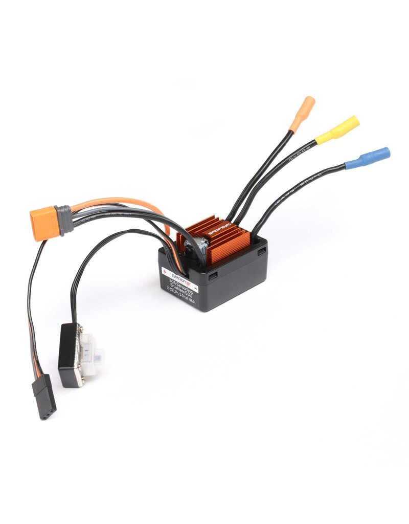 SPEKTRUM SPMXSEMC25 SMART BL ESC / MOTOR / RX COMBO: 1/12 LOSI NASCAR AWD RC RACECAR