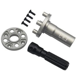 HOT RACING HRATUDR37PGH FRONT CENTER DRIVE SHAFT FOR TRAXXAS UDR W/GEAR HOUSING