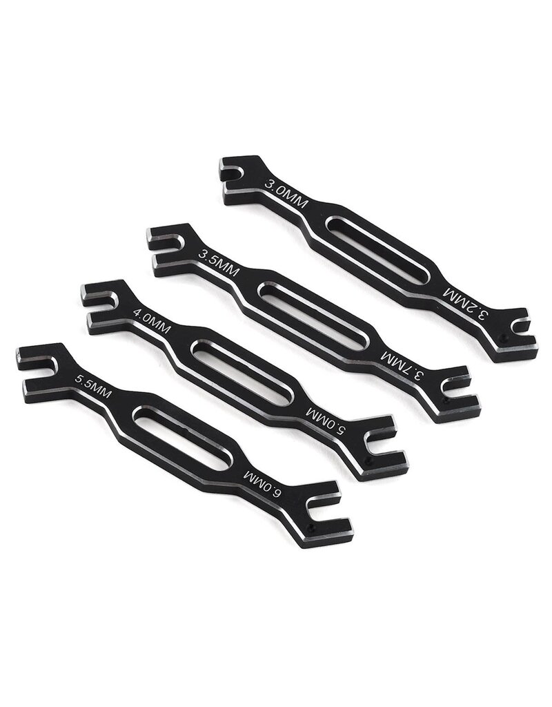 PROTEK RC PTK-2034  ALUMINUM TURNBUCKLE WRENCH SET (3, 3.2, 3.5, 3.7, 4, 5, 5.5 & 6MM)