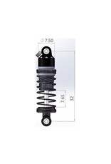 HOT RACING HRALMCB32DP01 6061 DAMPER SHOCK 32MM FOR LOSI MICRO-B (2)