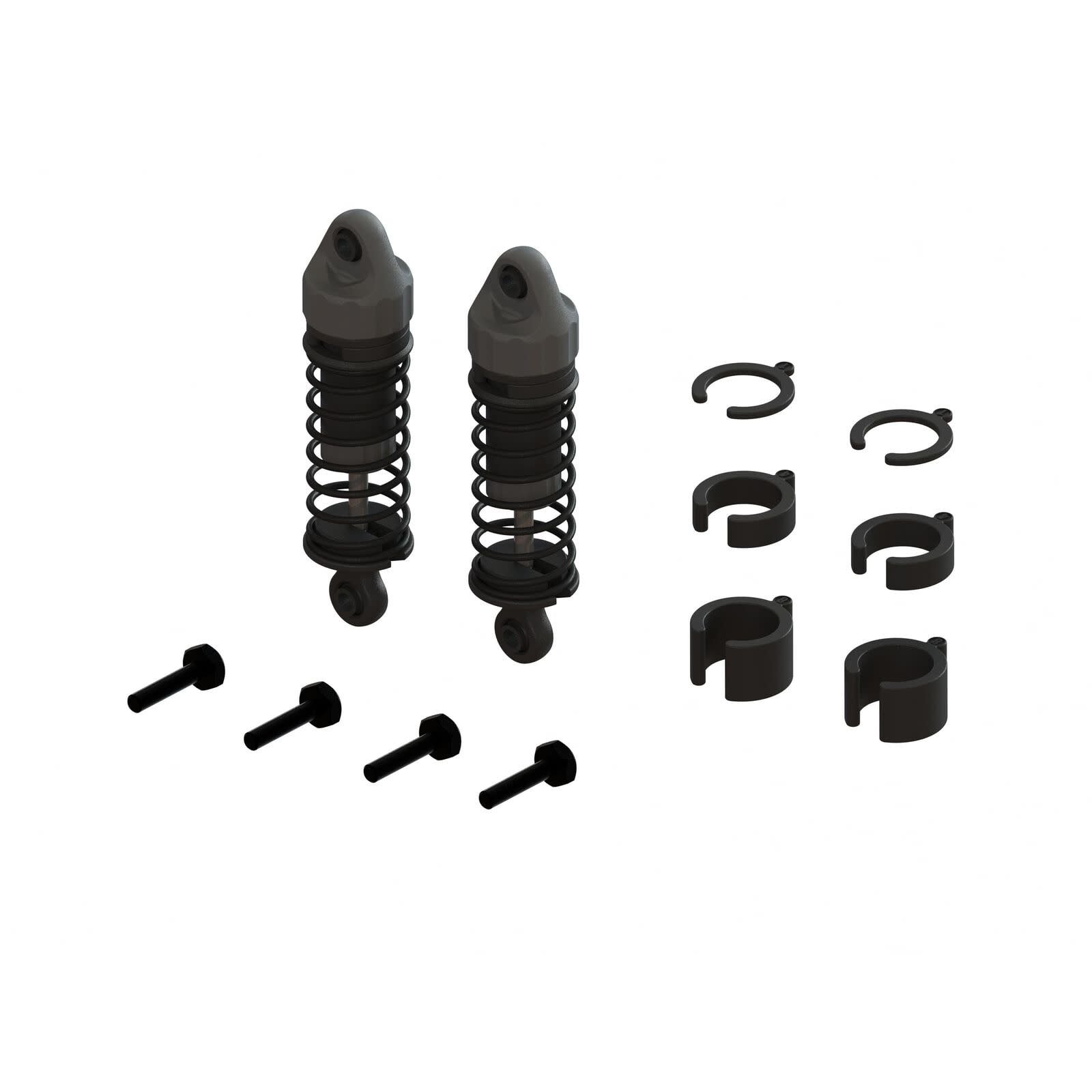 ARA-1252 SHOCK SET, 58MM LENGTH, 2000CST OIL (2)