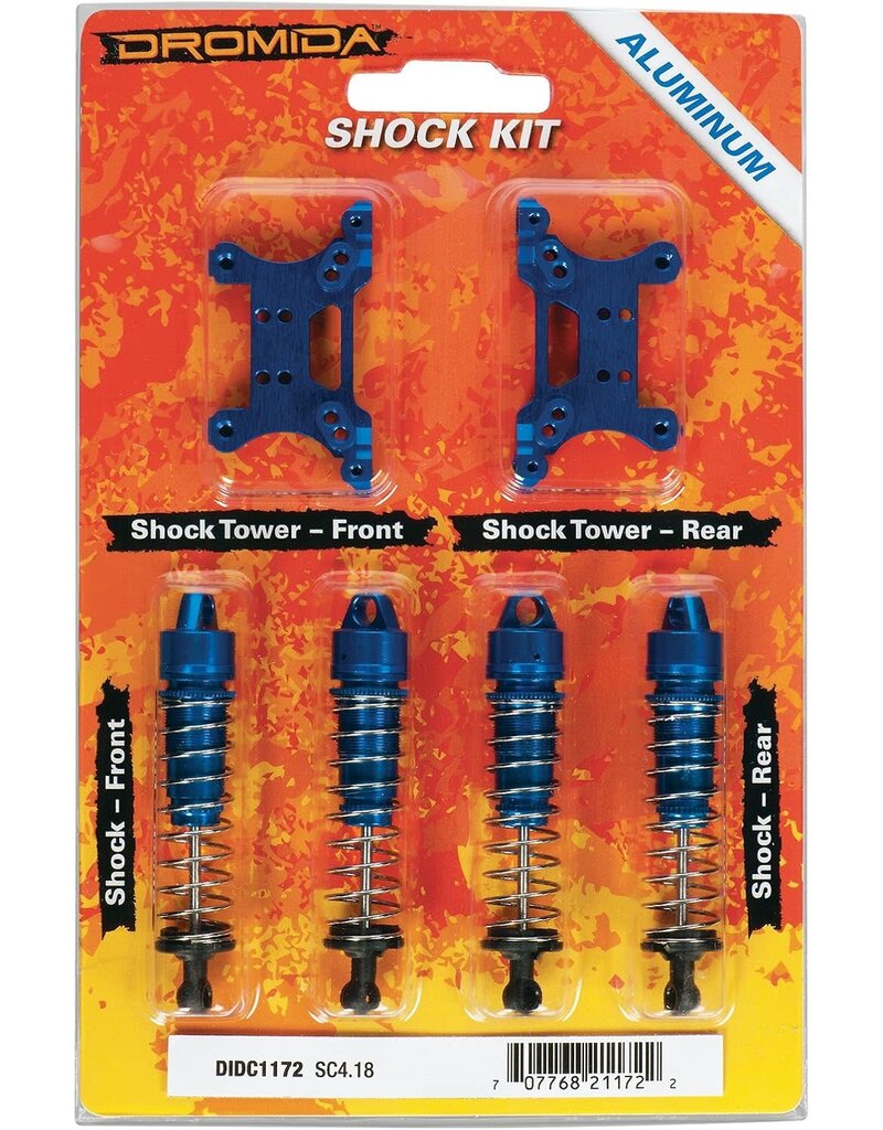 DROMIDA DIDC1172 ALUMINUM SHOCK/SHOCK TOWER UPGRADE KIT SC 4.18