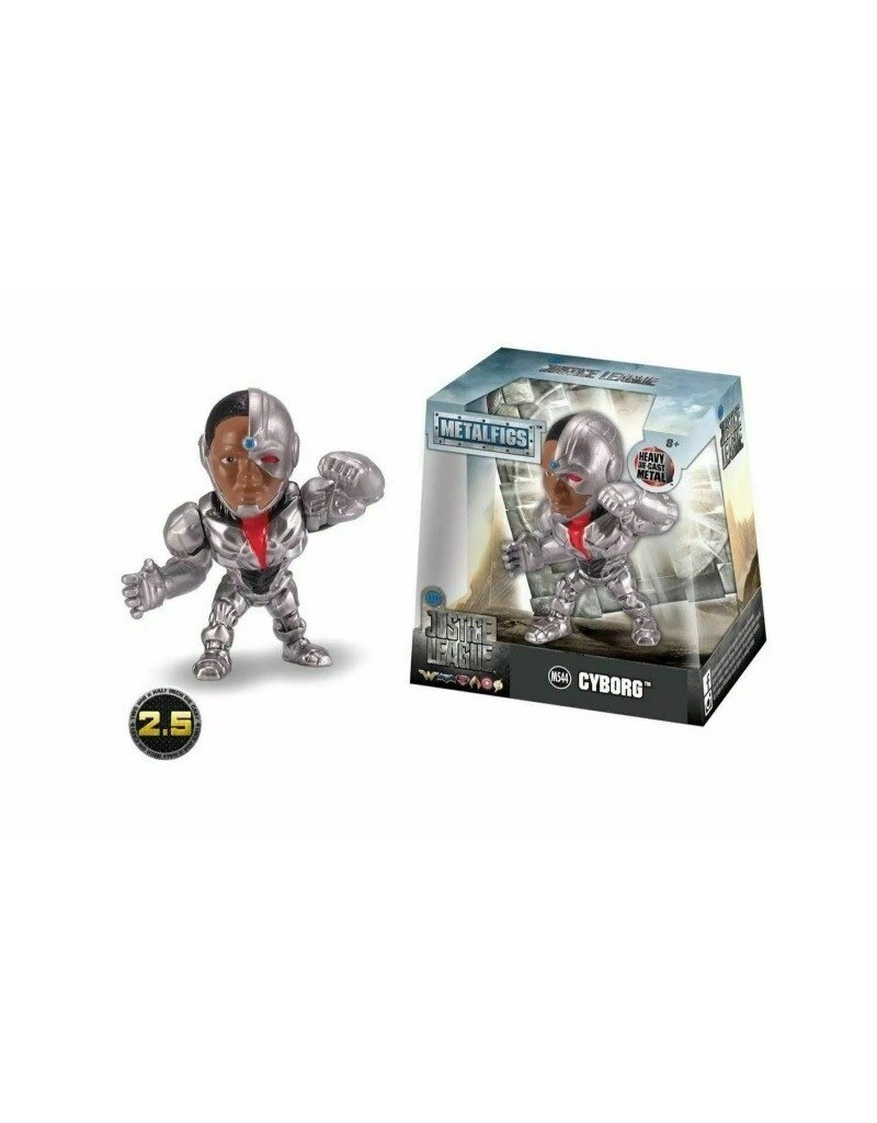 SANRIO 84458 JUSTICE LEAGUE CYBORG METALFIGS FIGURE 2.5''