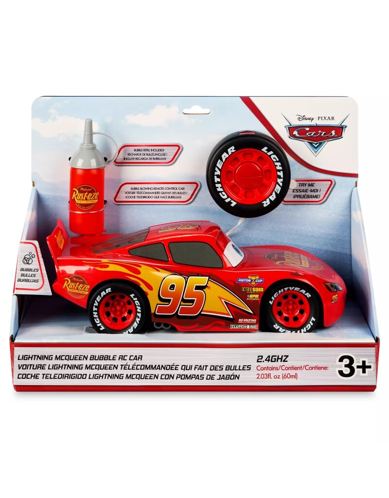 DISNEY 098396/24192 DISNEY LIGHTNING MCQEEN BUBBLE RC CAR