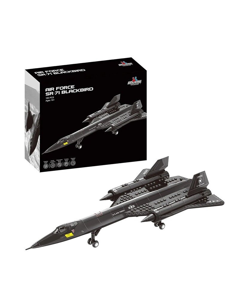 WANGE WAG4005 SR-71 BLACK BIRD 183 PCS