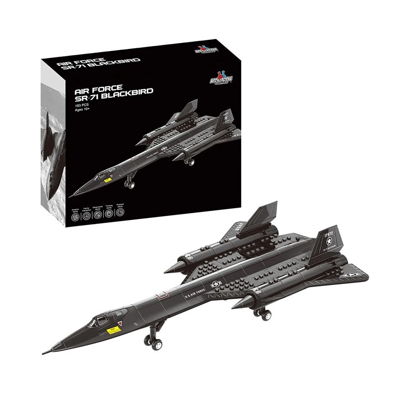 WAG4005 SR-71 BLACK BIRD 183 PCS