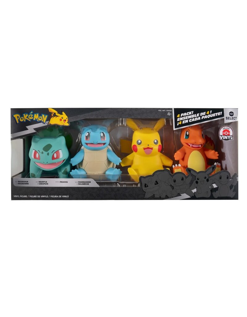 POKEMON JZW POKEMON 4 PACK! VINYL FIGURES