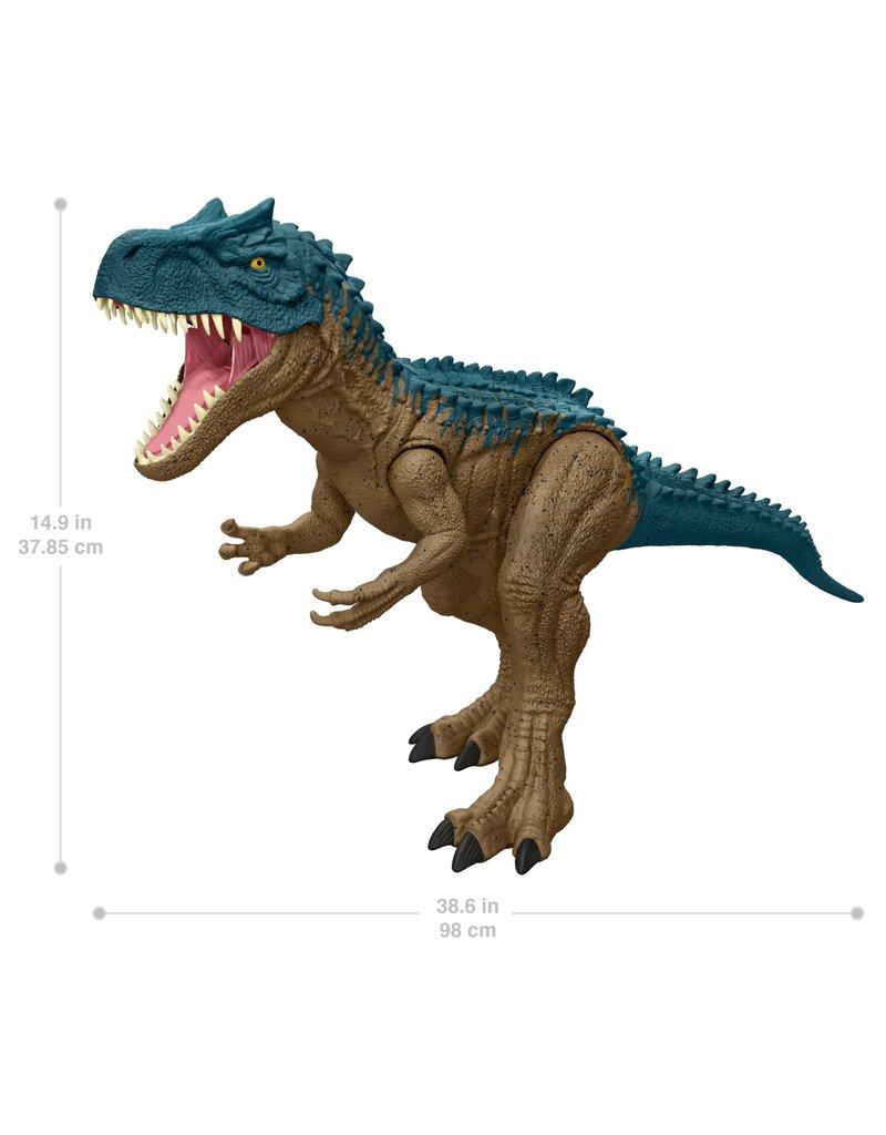 MATTEL MTL HRX53 JURASSIC WORLD SUPER COLOSSAL ALLOSAURAUS CHAOS THEORY ACTION FIGURE 38"