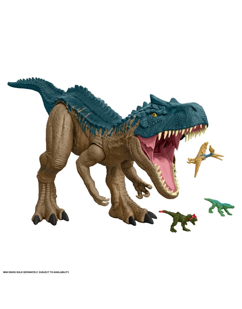 MATTEL MTL HRX53 JURASSIC WORLD SUPER COLOSSAL ALLOSAURAUS CHAOS THEORY ACTION FIGURE 38"