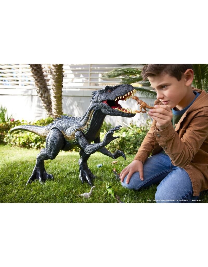 MATTEL MTL HKY14 JURASSIC WORLD SUPER COLOSSAL INDORAPTOR ACTION FIGURE 39"