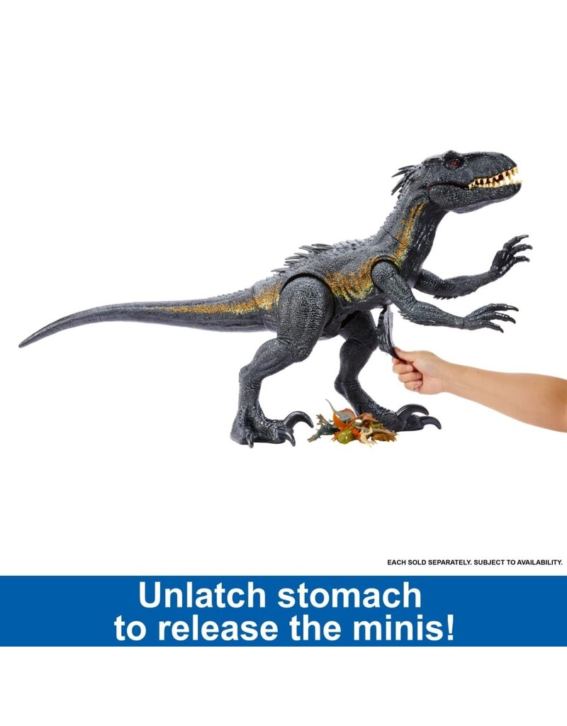 MATTEL MTL HKY14 JURASSIC WORLD SUPER COLOSSAL INDORAPTOR ACTION FIGURE 39"