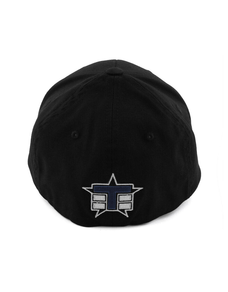 TEKNO RC TKRHAT13LX "ROUND BILL" FLEXFIT WOOLY CAP (BLACK) (L/XL)