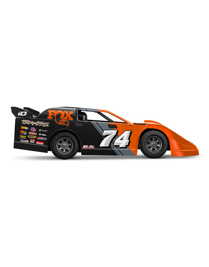 TRAXXAS TRA104364-74-FOX 1/10 SLASH LATE MODEL BL2S: FOX