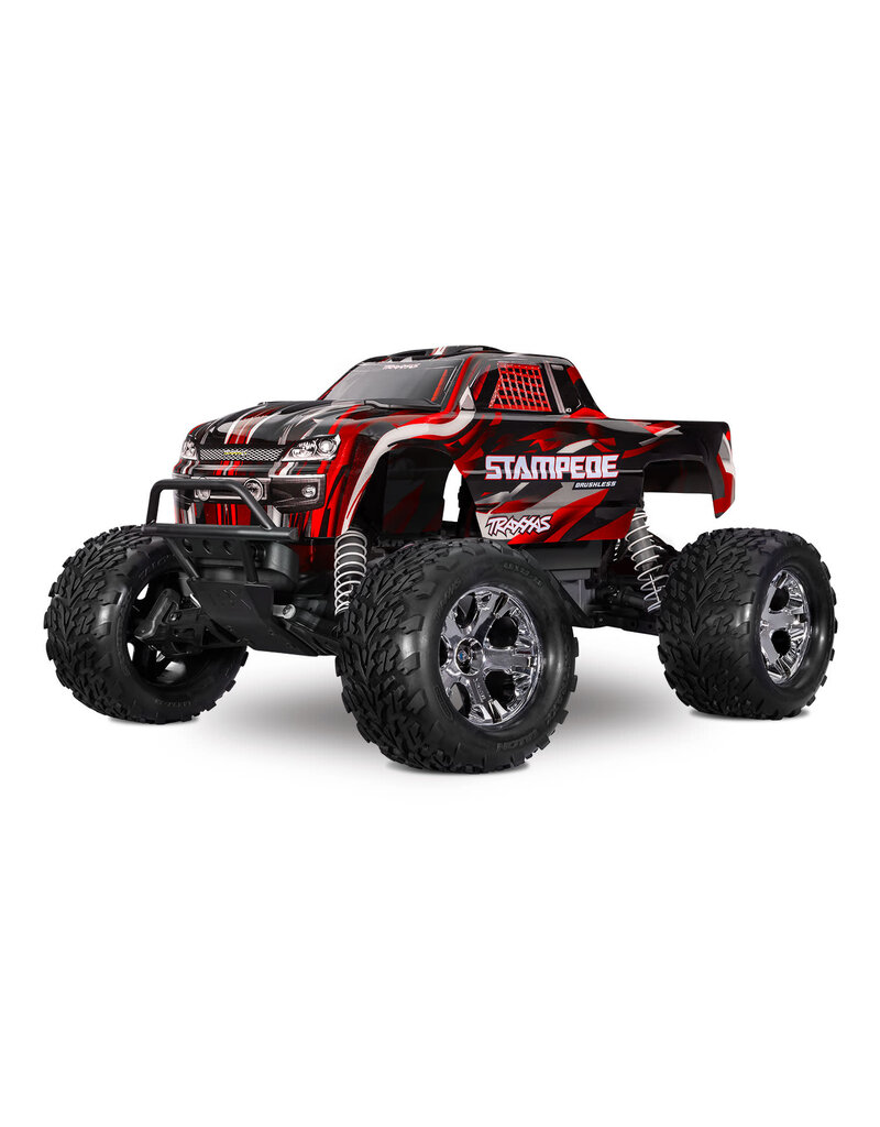 TRAXXAS TRA36354-4-RED 1/10 2WD STAMPEDE BL-2S HD: RED