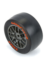 PROLINE RACING PRO1030410 GOODYEAR EAGLE OPTION TIRE F/R MTD GREY FOR LOSI NASCAR RACECAR (4)