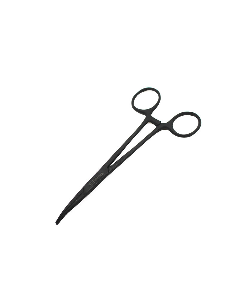 RACERS EDGE RCEPRO7051 5 1/2" LOCKING PLIERS (HEMOSTAT), CURVED, STAINLESS STEEL (BLACK FINISH)