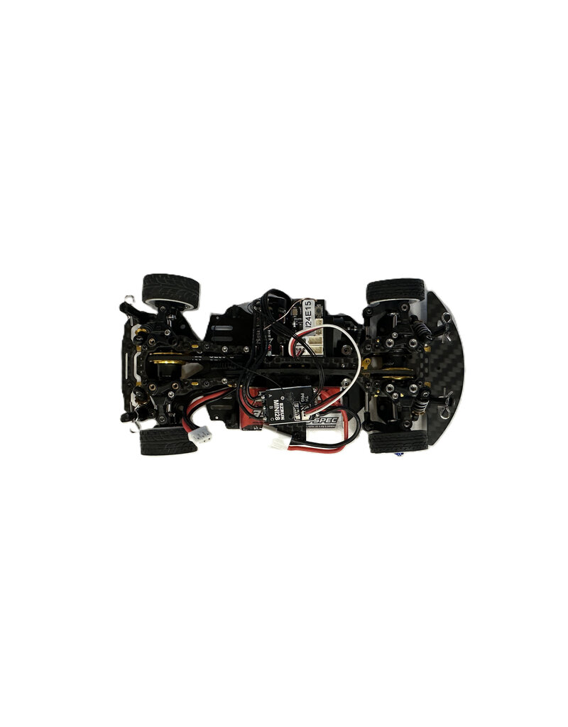 ATOMIC RC MTU2506004 PRE-OWNED ATOMIC BZ5 FULLY BUILT W/ LEXAN CONCEPT C9 BODY: FLUORESCENT YELLOW