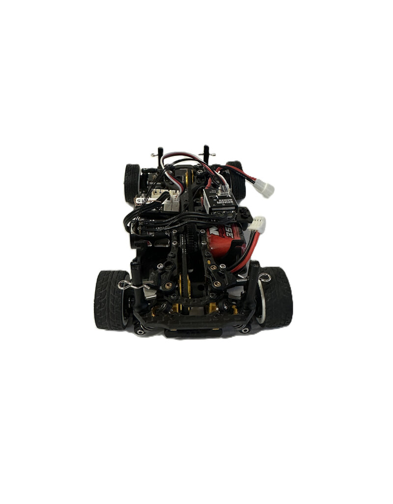 ATOMIC RC MTU2506004 PRE-OWNED ATOMIC BZ5 FULLY BUILT W/ LEXAN CONCEPT C9 BODY: FLUORESCENT YELLOW