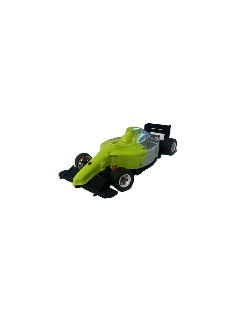 MWX PERFORMANCE MTU2506006 USED MWX FORMULA 1 FULLY BUILT W/ 2 LEXAN BODIES: FLUORESCENT YELLOW/GRAY
