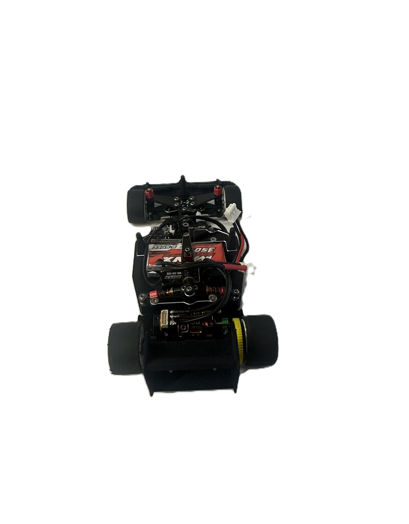 MWX PERFORMANCE MTU2506006 USED MWX FORMULA 1 FULLY BUILT W/ 2 LEXAN BODIES: FLUORESCENT YELLOW/GRAY