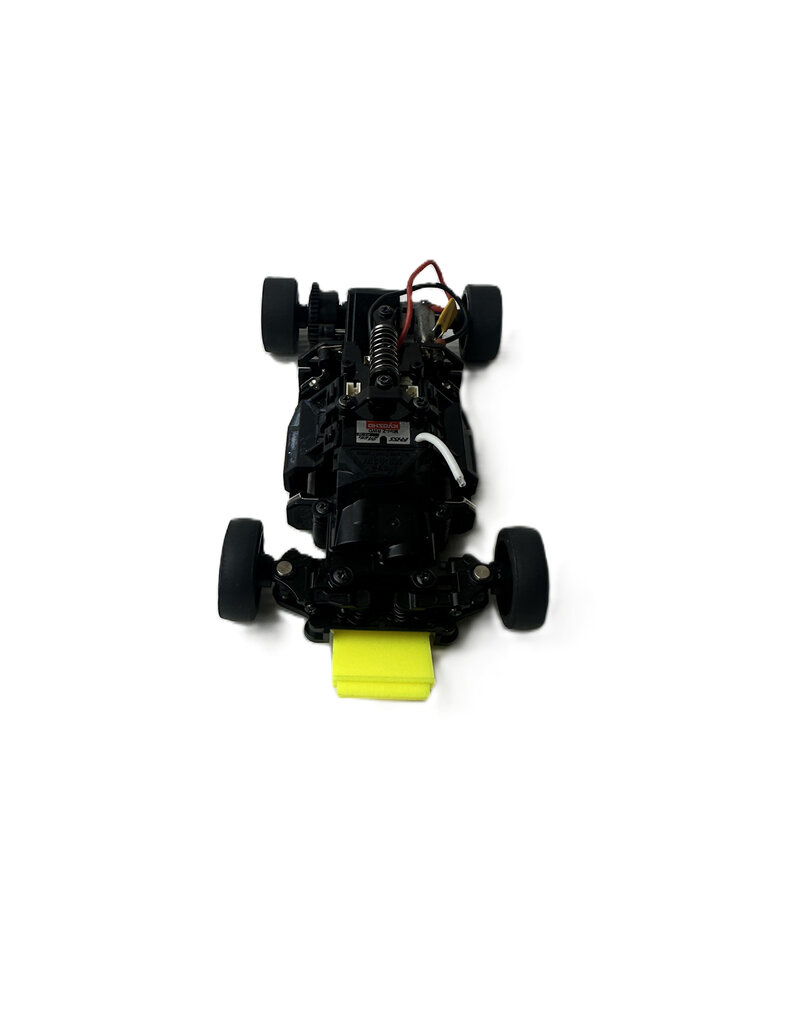 KYOSHO MTU2506009 USED KYOSHO MR-03 BOX STOCK W/ JOMUREMA GT01 BODY: NEON YELLOW