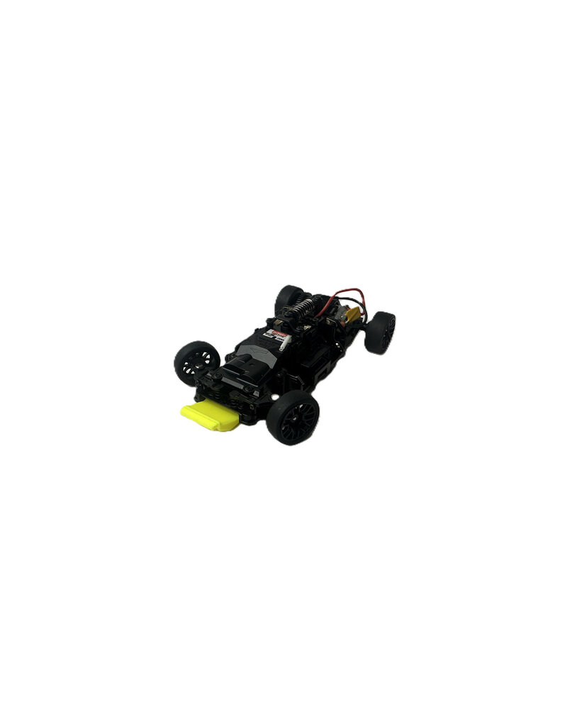 KYOSHO MTU2506009 USED KYOSHO MR-03 BOX STOCK W/ JOMUREMA GT01 BODY: NEON YELLOW