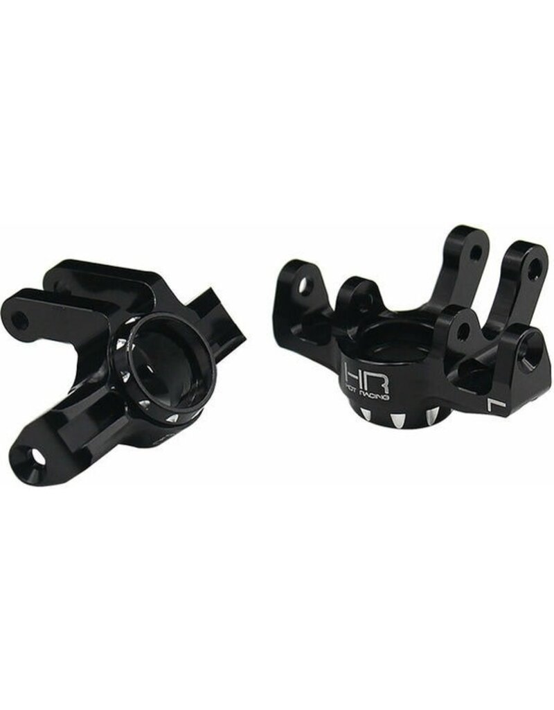 HOT RACING HRAGRM21N01 ALUMINUM STEERING KNUCKLES FOR ARRMA MOJAVE GROM (2)