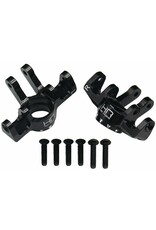 HOT RACING HRAGRM21N01 ALUMINUM STEERING KNUCKLES FOR ARRMA MOJAVE GROM (2)