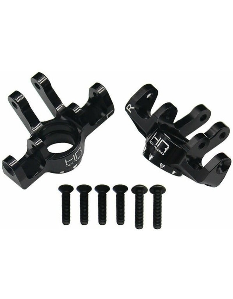 HOT RACING HRAGRM21N01 ALUMINUM STEERING KNUCKLES FOR ARRMA MOJAVE GROM (2)