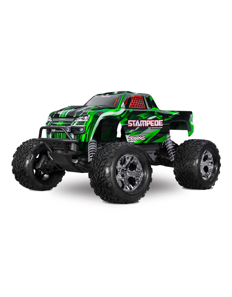 TRAXXAS TRA36354-4-GRN STAMPEDE 2WD BL2S HD: GREEN