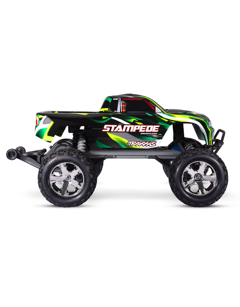 TRAXXAS TRA36354-4-GRN STAMPEDE 2WD BL2S HD: GREEN