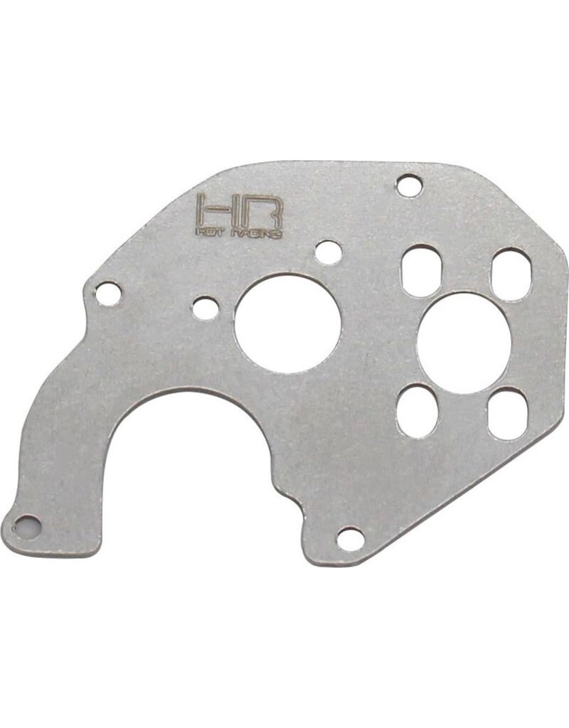 HOT RACING HRASXTF18SS STAINLESS STEEL MODIFY MOTOR PLATE SCX24
