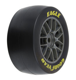 PROLINE RACING PRO1030411 GOODYEAR EAGLE SOFT TIRE F/R MTD GREY FOR LOSI NASCAR RACECAR (4)