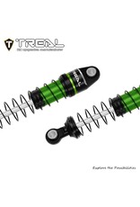 TREAL TRLX004CQY2I5 59MM LONG TRAVEL SHOCK SET FOR TRAXXAS TRX-4M® & TRX-4MT™ (GREEN) (4) (FRONT/REAR)