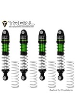 TREAL TRLX004CQY2I5 59MM LONG TRAVEL SHOCK SET FOR TRAXXAS TRX-4M® & TRX-4MT™ (GREEN) (4) (FRONT/REAR)