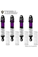 TREAL TRLX004CQY2IF 59MM LONG TRAVEL SHOCK SET FOR TRAXXAS TRX-4M® & TRX-4MT™ (PURPLE) (4) (FRONT/REAR)