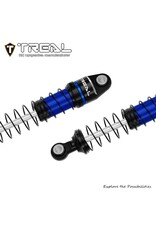 TREAL TRLX004CQY2HL 59MM LONG TRAVEL SHOCK SET FOR TRAXXAS TRX-4M® & TRX-4MT™ (BLUE) (4) (FRONT/REAR)